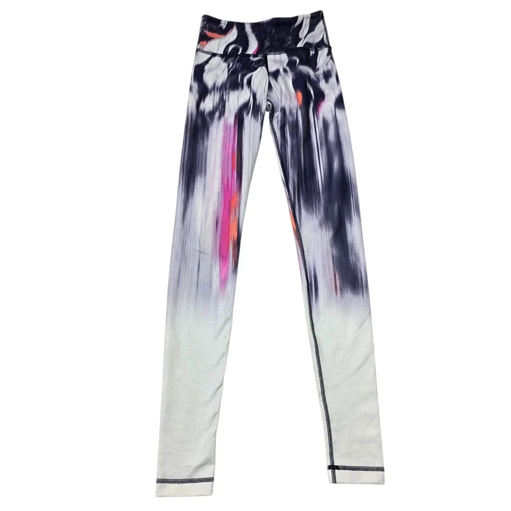 Lululemon Athletica Size 2 Align Leggings Abstract Print Activewear Yoga Pants‎